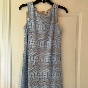 Jessica H sleeveless crocheted cocktail dress